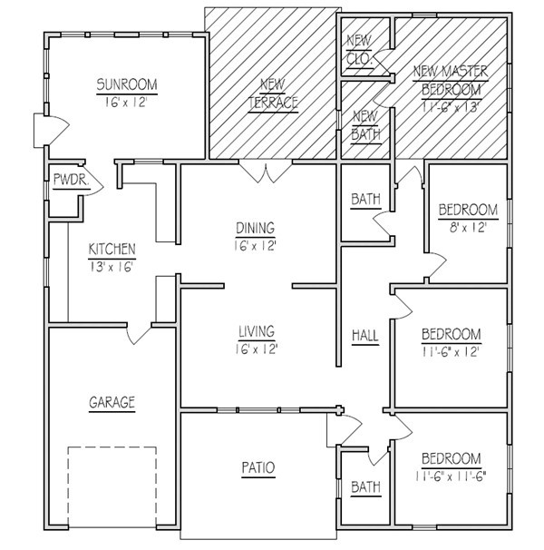 home addition floor plans & ideas | design solution for rear addition